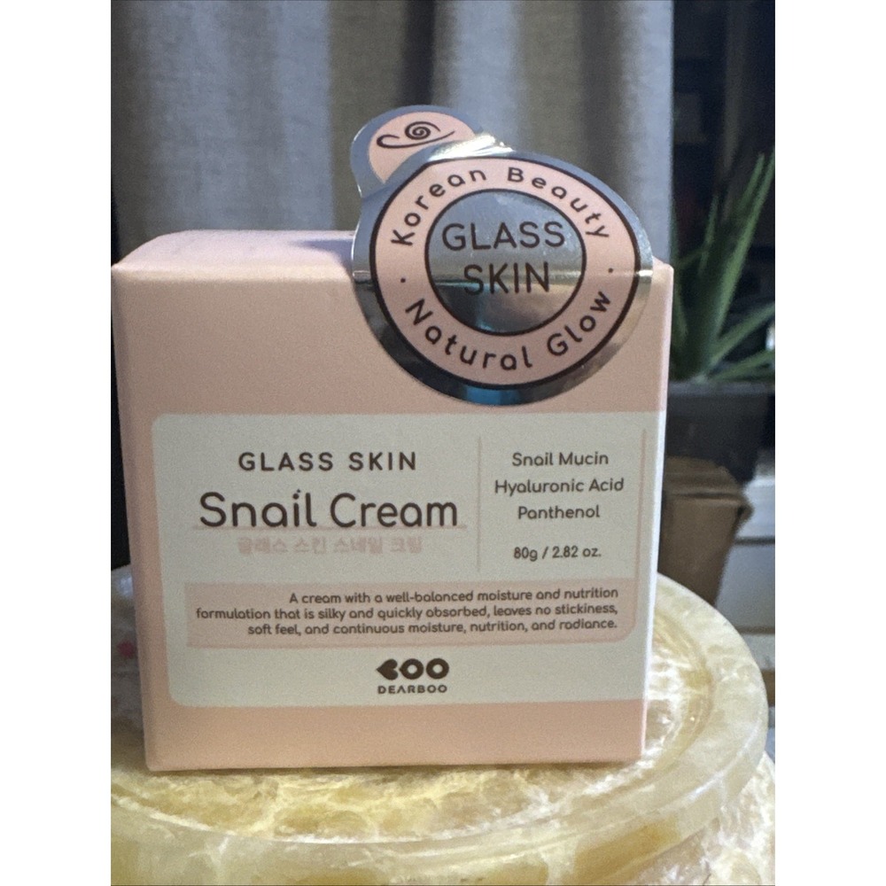 Korean Dearboo Glass Skin Snail Cream 2.82oz K Beauty Luminous Skin